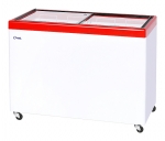 Ларь морозильный МЛП-400  (красный)